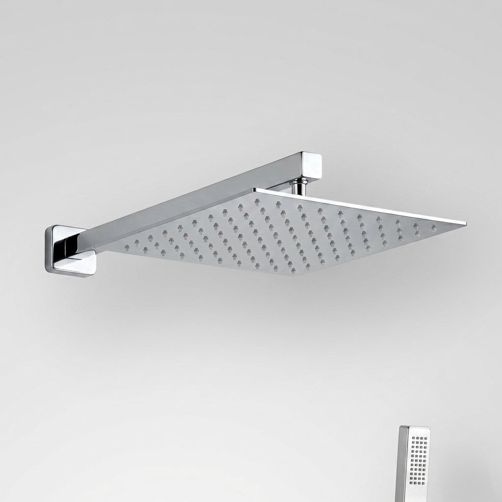 Douche encastré rectangulaire Aurevia - Argent