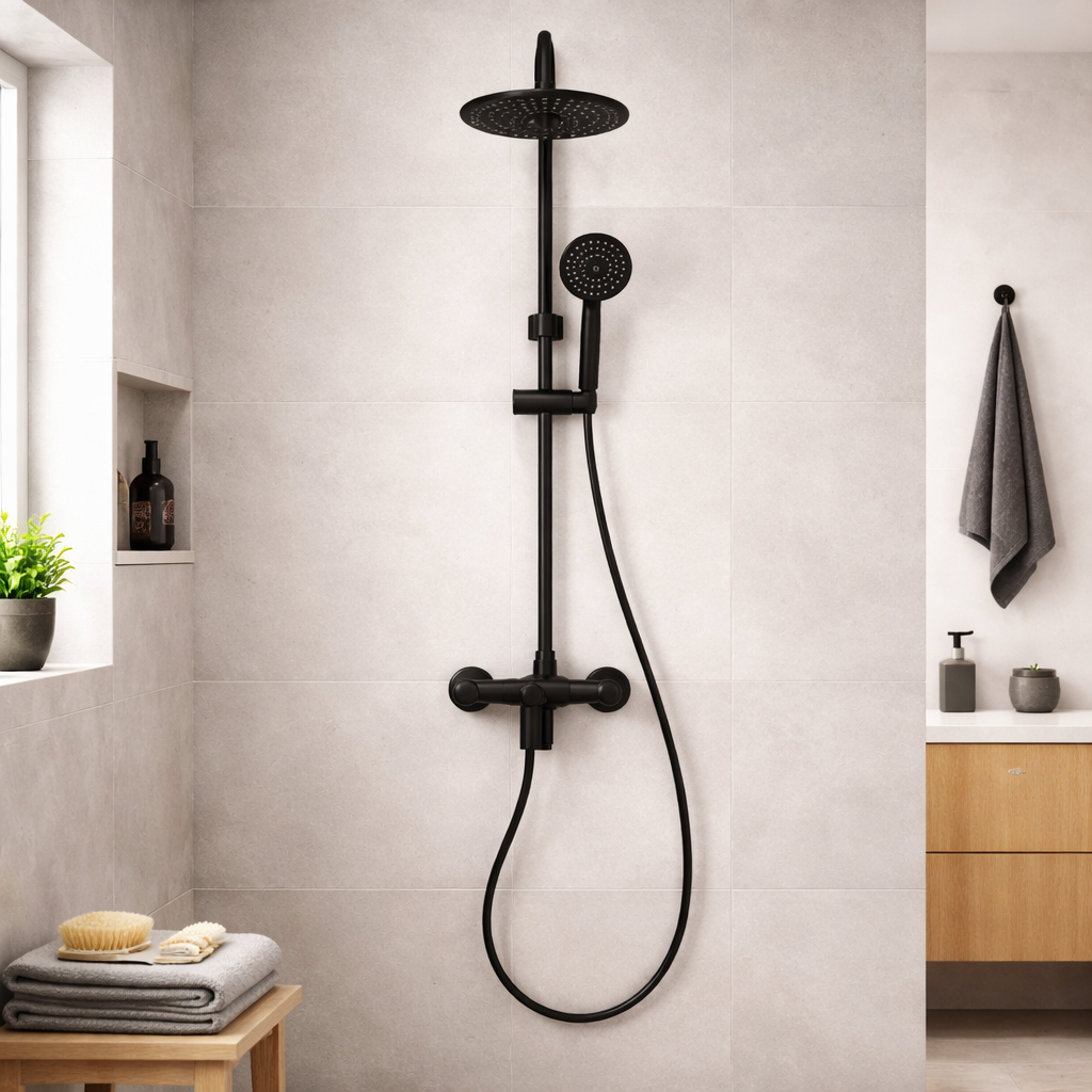 Colonne de Douche Aurevia - Noir