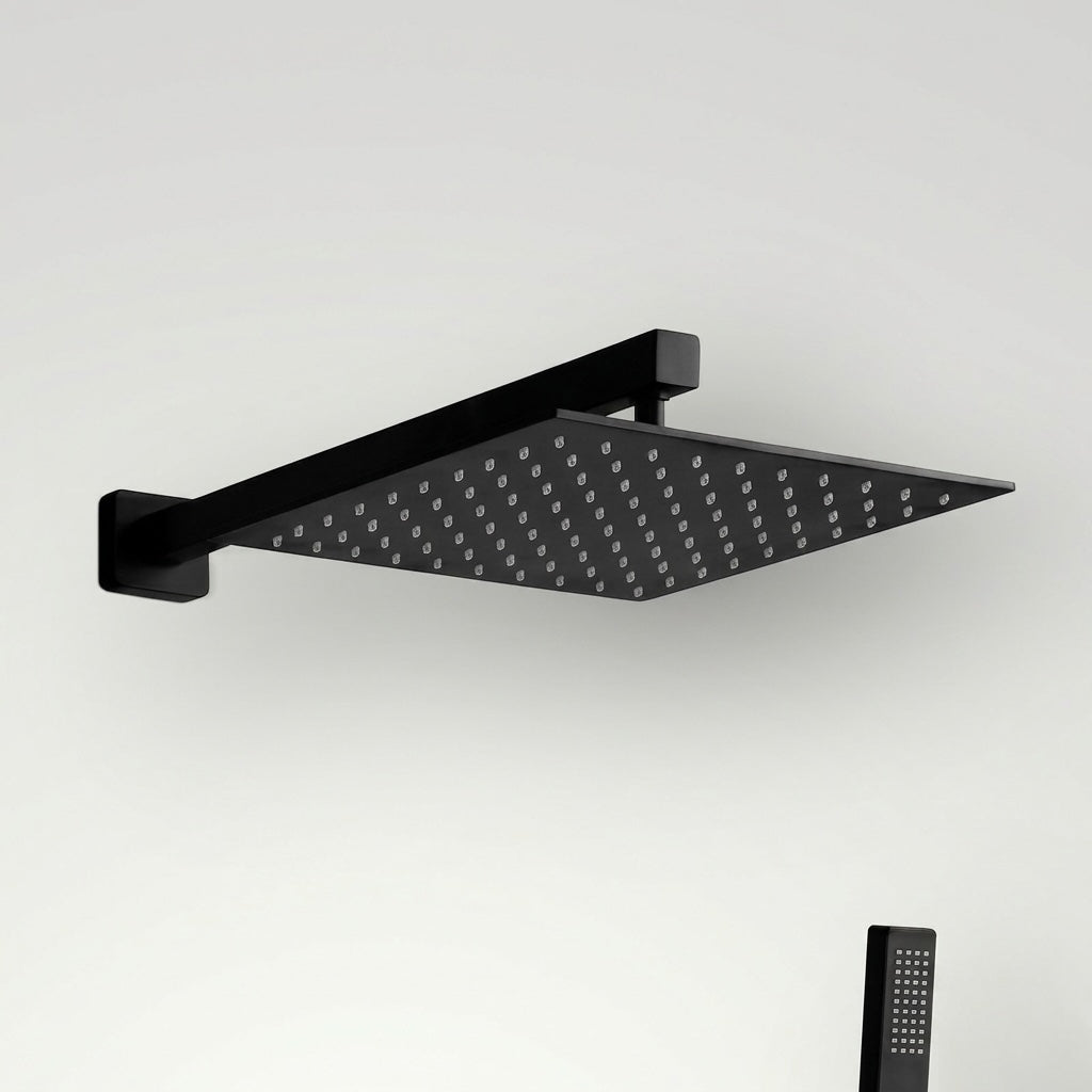 Douche encastré rectangulaire Aurevia - Noir