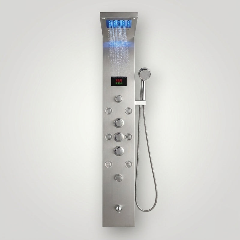 Colonne de Douche murale Aurevia Plus - Argent