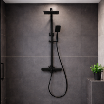 Colonne de Douche Aurevia Rectangulaire - Noir