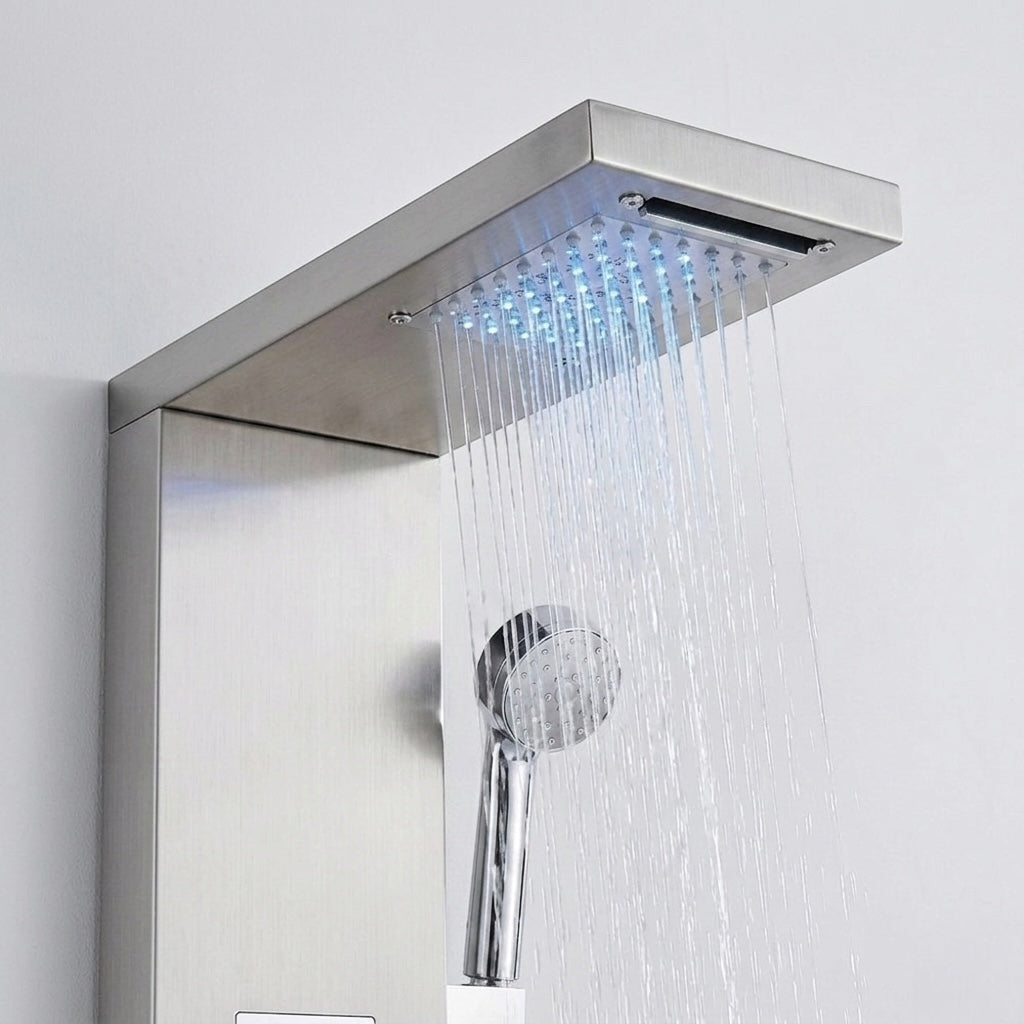 Colonne de Douche murale Aurevia Plus - Argent