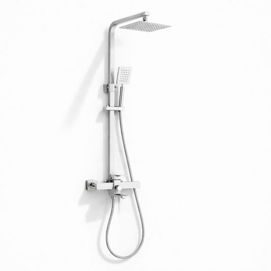 Colonne de Douche Aurevia Rectangulaire - Argent